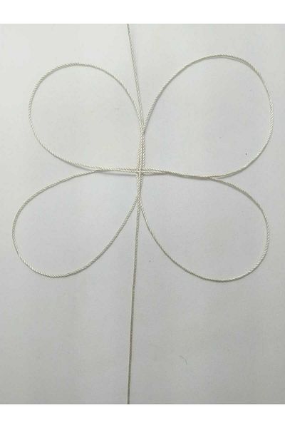Eskişehir hobi sanat 0,8 mm 25 μέτρα κορδόνι Tasbih Μπεζ Χρώμα