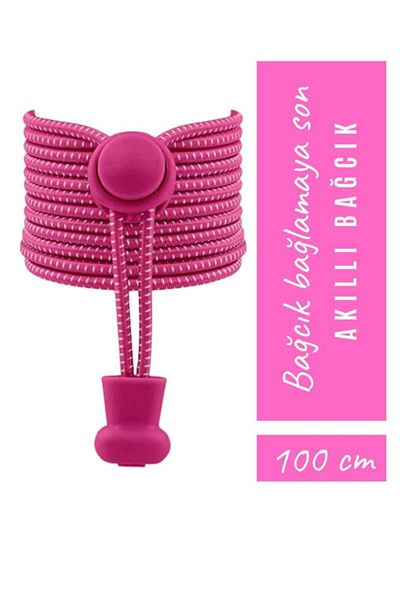 SHELAX Pink Locked Elastic Shoelaces - Smart Rosary Design