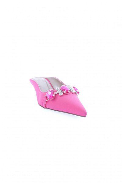 DGN Papuci de damă Fuchsia Scuba - Detaliat Crystal Stone 53362821