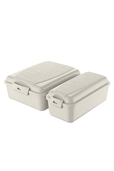 RUBY BOUTİQUE 3 Compartment Food Container with Cutlery - Diet Container