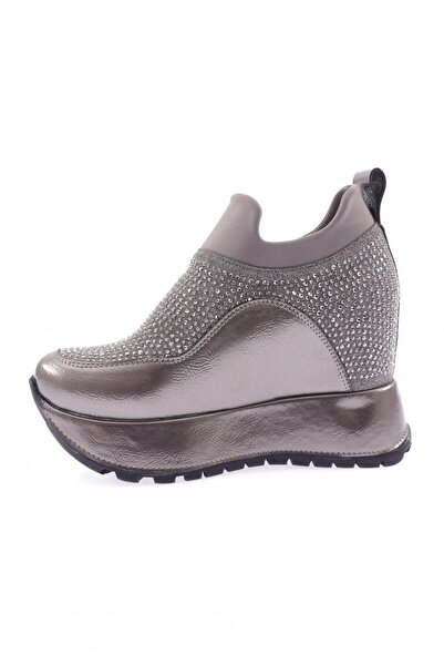 DGN Γυναικεία Mega Χοντρή Σόλα Ασημένια Πέτρα Αθλητικά Παπούτσια Πλατινένια 10382692