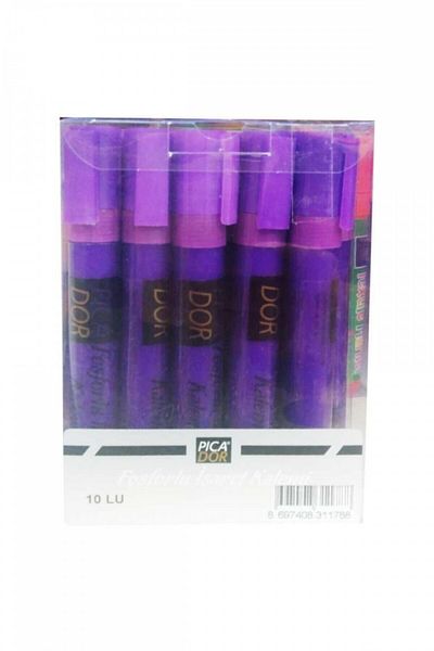 Picador Highlighter Pen Set Box of 10 - Pastel Purple