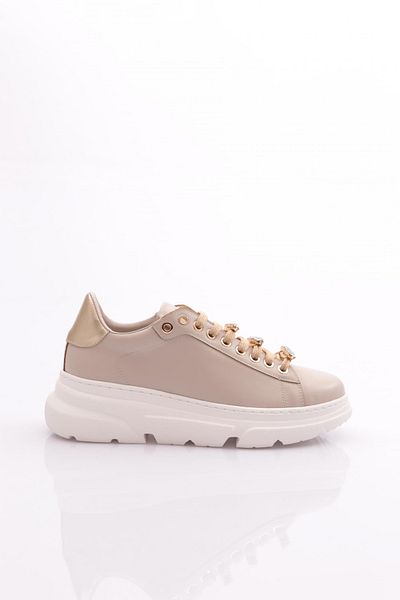 DGN Pantofi de damă bej - Pietre de cristal groase 15299753118