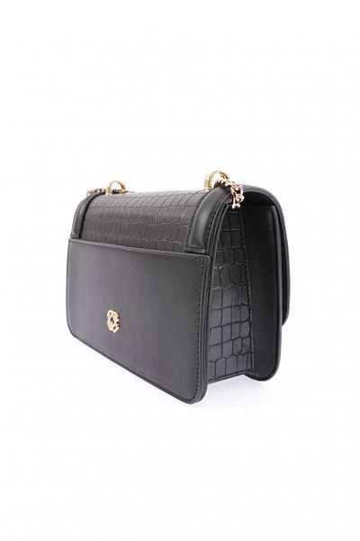 DGN Black Crocodile Women's Bag - Chain Strap 41363279