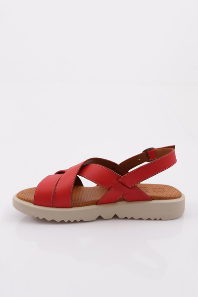 DGN 3034 Women's Ankle Strap Cross Strap Sandals