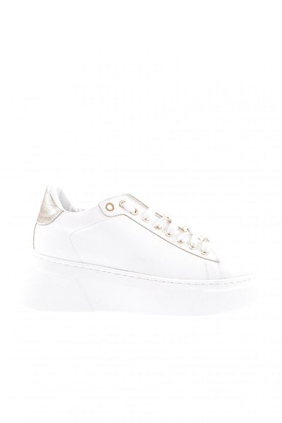DGN Women's Thick Sole Sneakers White Accessory Shoes
