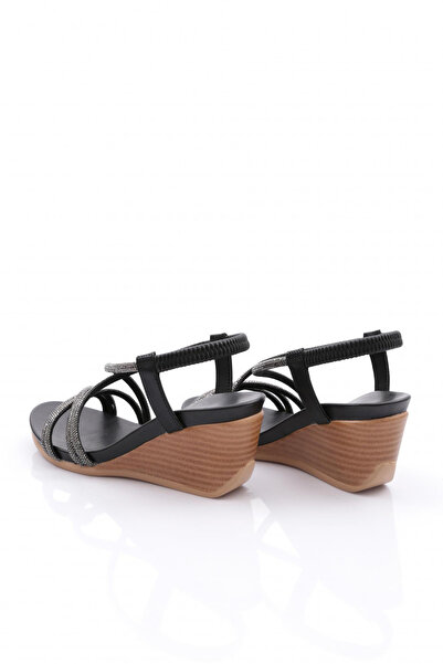 DGN 1046 Model Women's Cross-Strapped Wedge Sandals