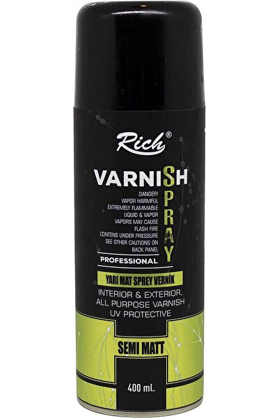 Rich Sprey Vernik 400 ml - Yarı Mat