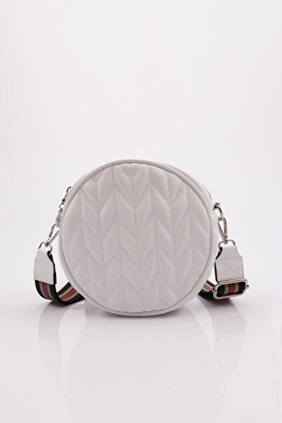 DGN M44 Γυναικεία Στρογγυλή Καπιτονέ τσάντα χιαστί