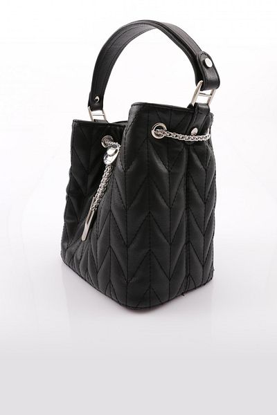 DGN Women's Black Drawstring Bag - 16772856