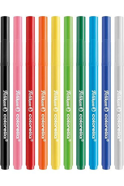 Pelikan Colorella Brushpen 10'lu Fırça Uçlu Keçeli Boya Kalemi / 814577
