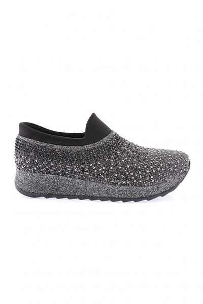 DGN Akt-06-23y Pantofi pantofi de damă cu talpă groasă Silver Stone