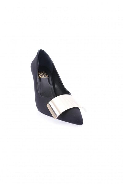 DGN Pantofi cu toc pentru femei Lycra negri - 23611022859