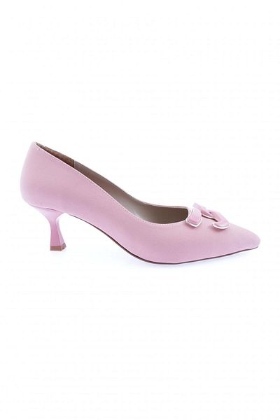 DGN Women's Pointed Toe Accessory Heeled Shoes Powder Scuba 2154412821
