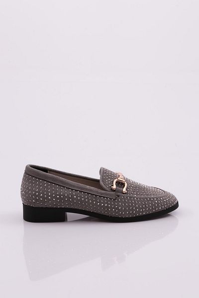 DGN Γυναικεία Loafer Παπούτσια Γκρι Πέτρα 4465535