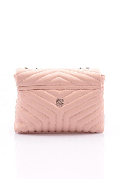 DGN Denní dámská taška přes rameno a přes rameno – pudr 837934110