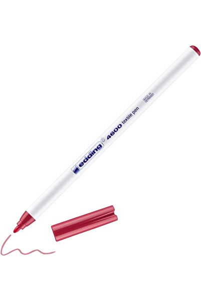 Edding 4600 1.0mm Tekstil Kumaş Kalemi Ateş Kırmızısı / 019
