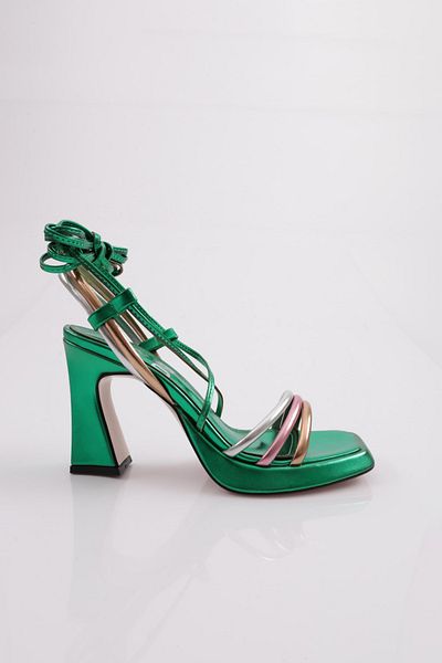 DGN Women's - 7835 Model Flat Toe and Thick Heel Sandals