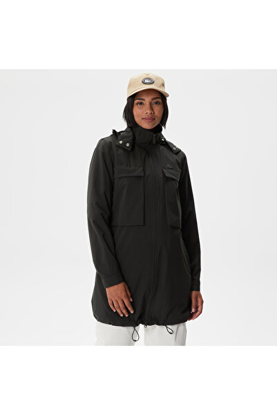 Lacoste Kadın Kapüşonlu Haki Mont