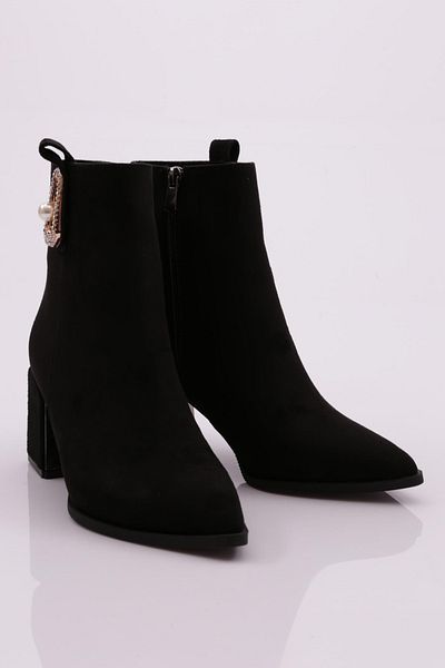 DGN Γυναικείες μπότες 2004 Model Black Suede