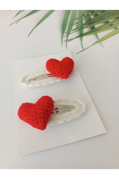 Kadın Girişimciler Atölyesi Organic Niche Red Heart Handmade - Snap Buckle/Red Heart Crochet Pattern Set of 2