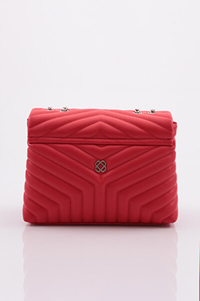 DGN Women's Daily Shoulder and Shoulder Bag Red 837934110