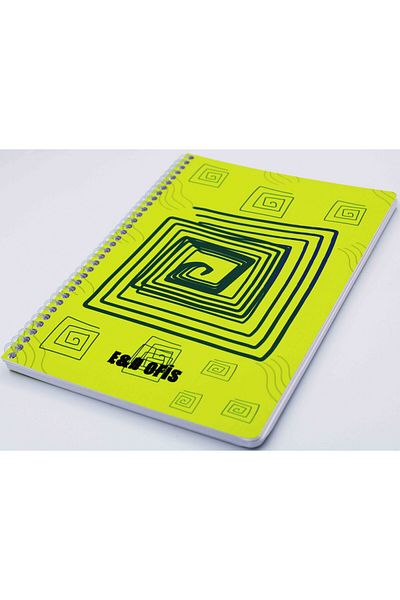E&D OFİS E&d Ofis A5 80yp Spiral Plain School Notebook - Green