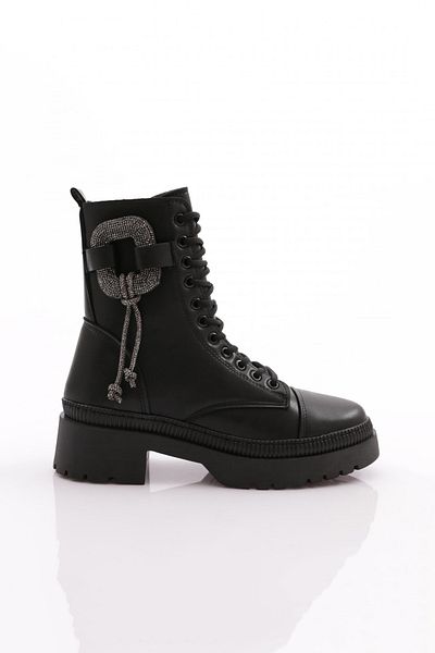 DGN Women's Black Boots - 101713421027   Model