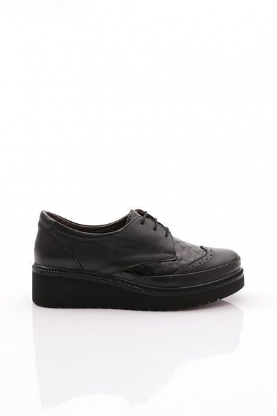 DGN Black Capitone Comfort Women's Shoes