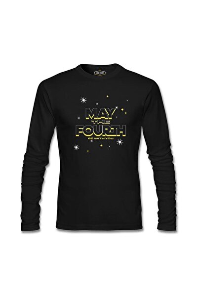 Lord T-Shirt May The Fourth Be With You Black Men's Sweatshirt