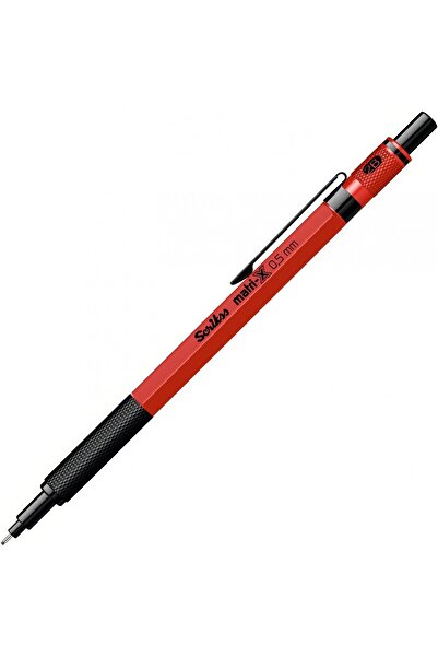 Scrikss Matri-x Versatil 0.5 Mm Kırmızı Şeffaf Amb.