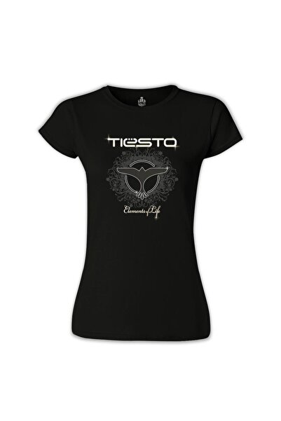 Lord T-Shirt تيشيرت نسائي أسود من DJ Tiesto - Elements Of Life