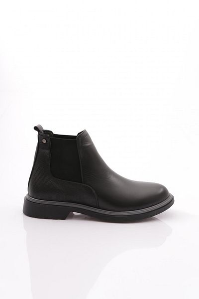 DGN Men's Classic Boots Black Analine Genuine Leather 3515123210
