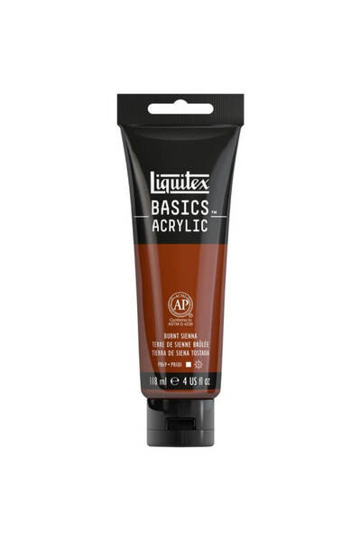 Liquitex Basics Acrylic 118ml Akrilik Boya Burnt Sienna 127