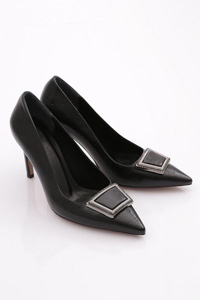 DGN Pantofi de damă cu toc înalt Black Snake 28335910
