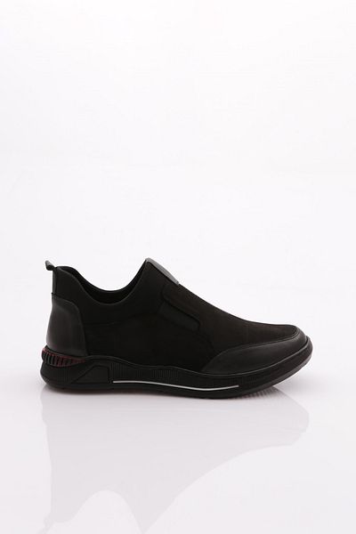 DGN Men's Comfort Shoes Black Nubuck Genuine Leather 35131023210