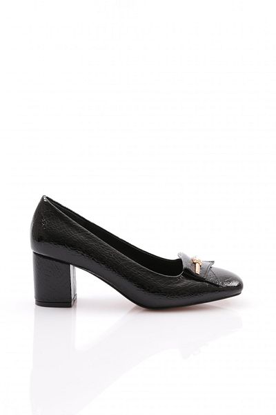 DGN Women's High Heels - Black Snake Model 7962621