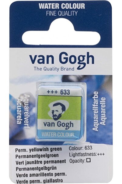 Van Gogh Suluboya Tablet Permanent Yellowish Green