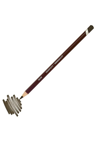 Derwent Coloursoft Professional Color Pencil C520 Dark Brown