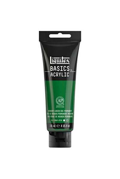 Liquitex Basics Acrylic 118ml Akrilik Boya Hooker’s Green Hue Permanent 224