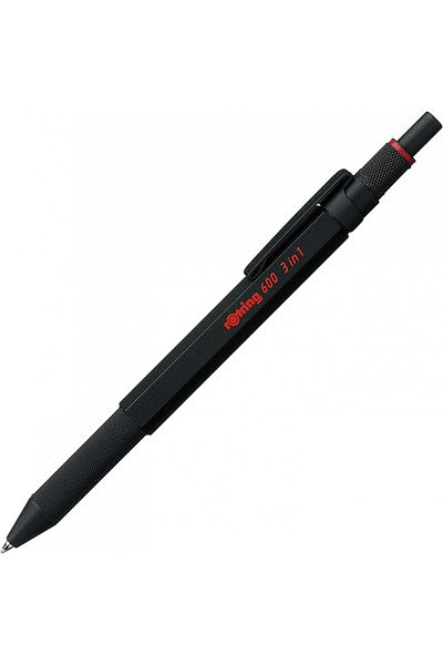 Rotring 600 Multipen Üç Fonksiyonlu Kalem Siyah / 2164108