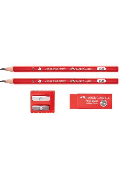 Faber Castell School Pencil Set Jumbo 5244000025000