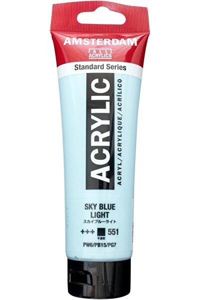 Genel Markalar Amsterdam Standart Akrilik Boya 120ml Sky Blue Light / 551