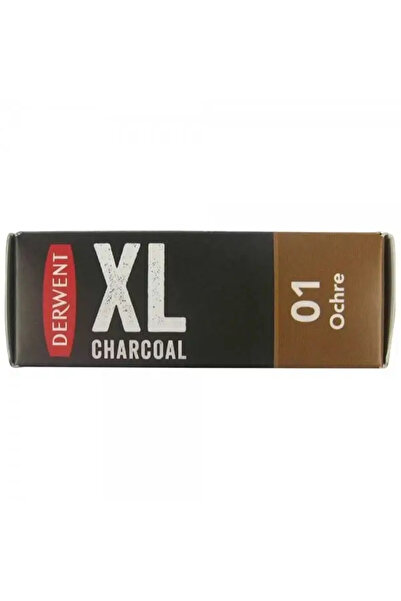 Derwent XL Charcoal Kömür Füzen Blok Ochre (No:01)