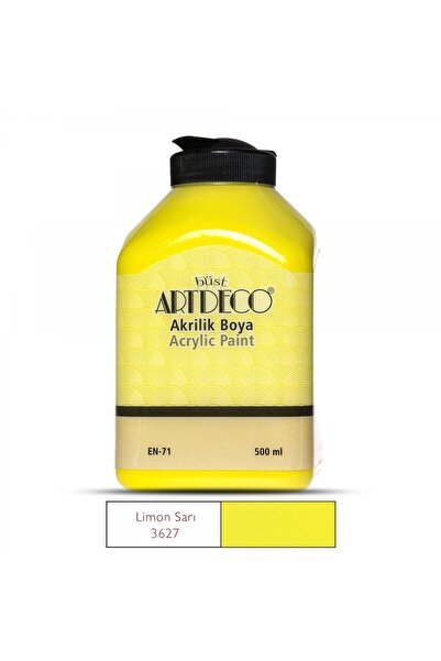 Artdeco Akrilik Boya 500ml Limon Sarı 3627