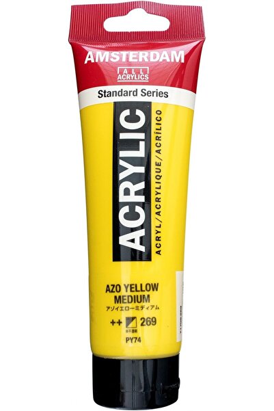 Talens Amsterdam Standart Akrilik Boya 120ml Azo Yellow Medium / 269