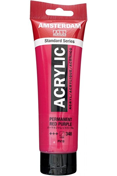 Talens Amsterdam Standart Akrilik Boya 120ml Permanent Red Purple / 348