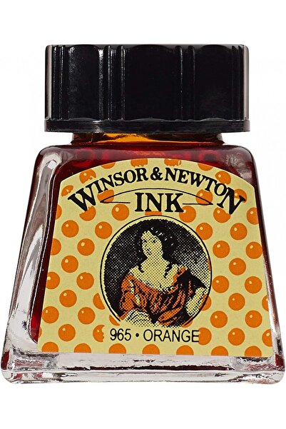 Winsor Newton Winsor & Newton Drawing Ink Drawing Ink 14ml Orange 449