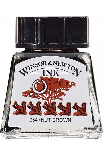 Winsor Newton Winsor & Newton Drawing Ink Drawing Ink 14ml Nut Brown 441