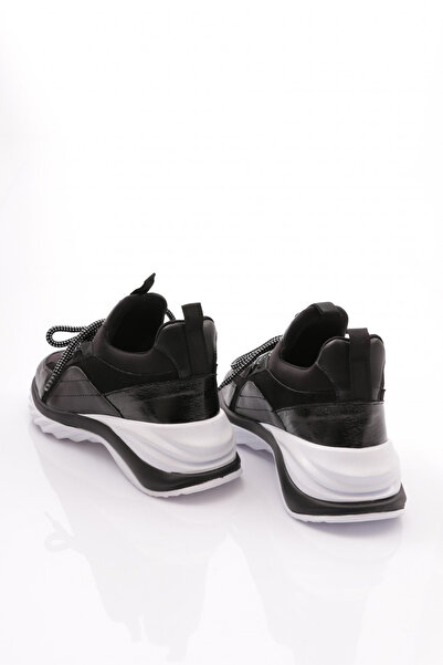 DGN 080 Kadin Bağcikli Yüksek Taban Spor Ayakkabı